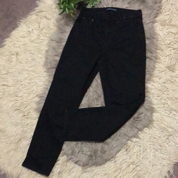 Like New-CK High Rise Straight Jeans-Sz 26-Black-Made with”Repreve” Cotton Blend - Picture 2 of 13